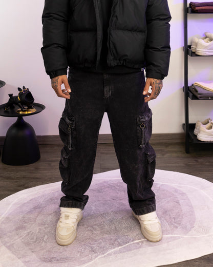 Pantalón Baggy Acid Wash